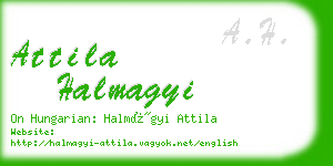 attila halmagyi business card